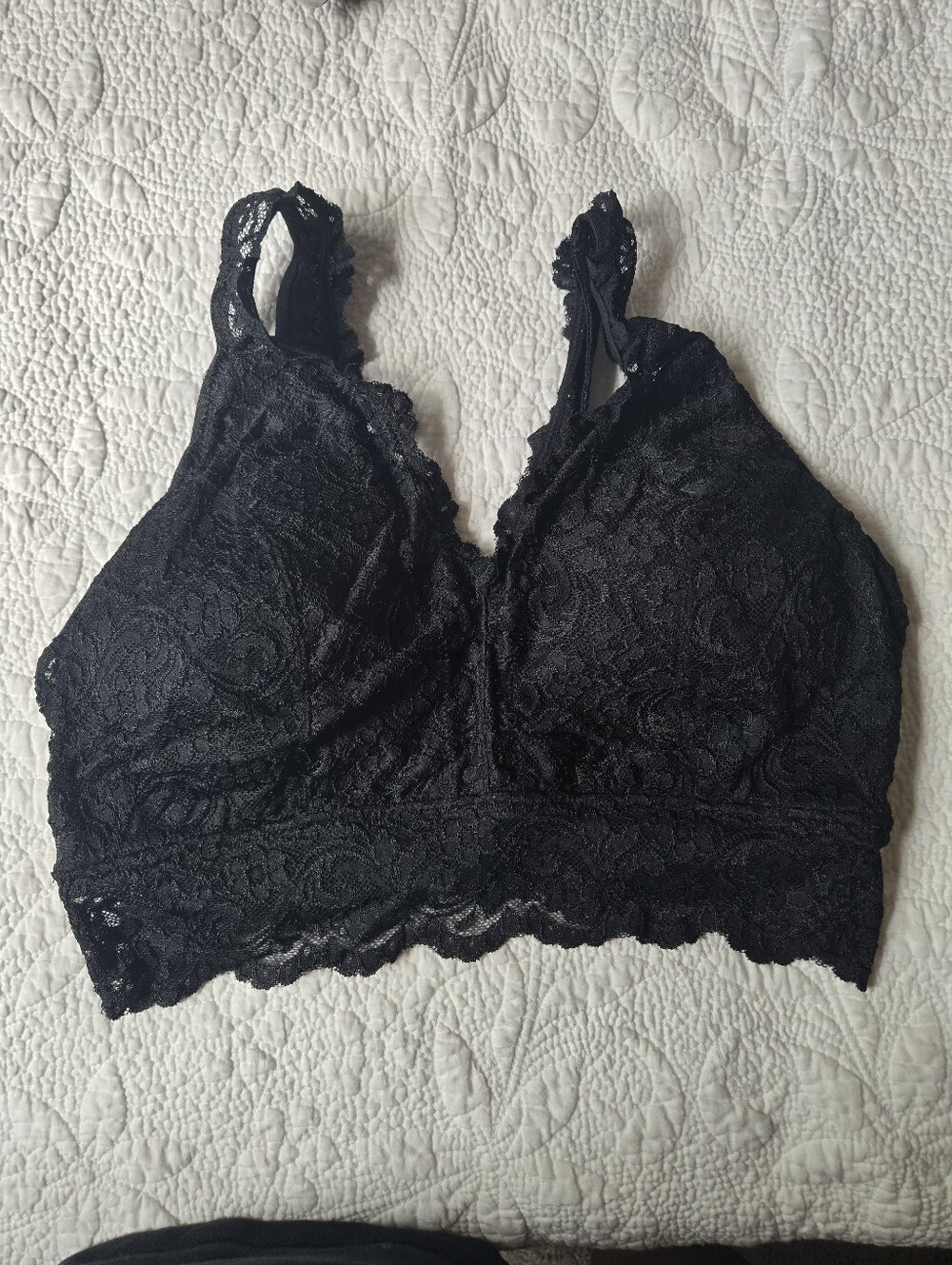Lace Bralette - Black